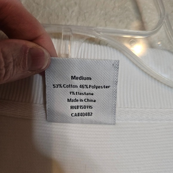 VARLEY Vine Ottoman Half Zip PulloverVarley Sweatshirt Ivory, Gold Zip Medium - Picture 9 of 12